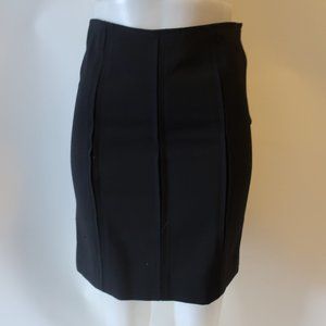 MOSCHINO JEANS "DONNA" BLACK STRAIGHT SKIRT SZ 6*